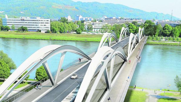 68 Prozent der Linzer Wähler stimmten am Sonntag für die Errichtung einer neuen Brücke über die Donau