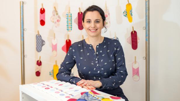 Sabine Fallmann platzierte ihre Produktidee einer wiederverwendbaren ökologischen Slipeinlage erfolgreich am Markt