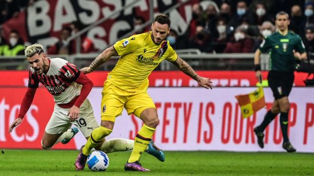 Arnautovic holt mit Bologna einen Punkt bei Tabellenführer Milan