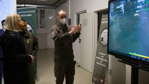 In Bruckneudorf trainieren Soldaten am virtuellen Schlachtfeld
