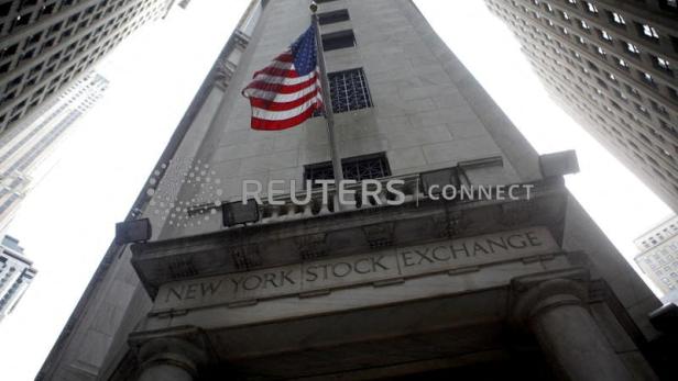 FILE PHOTO: The Wall Street entrance to the New York Stock Exchange