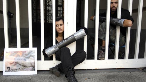 Tierschützer harrten ganze Nacht aus