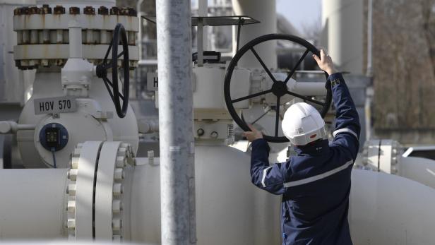 Russisches Gas kommt in Österreich beim Knotenpunkt Baumgarten in Niederösterreich an. Der russische Einmarsch in die Ukraine hat daran nichts geändert.