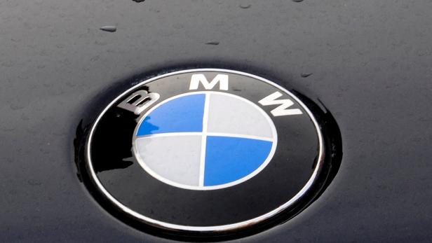 FILE PHOTO: The logo of a BMW car is seen in central London