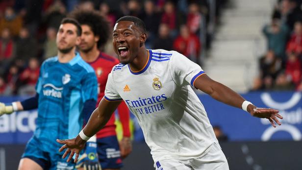 David Alaba traf beim Auswärtssieg von Real Madrid