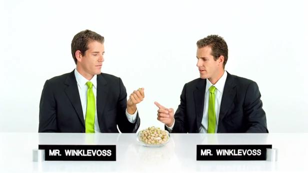 Winklevoss-Zwillinge mal selbstironisch