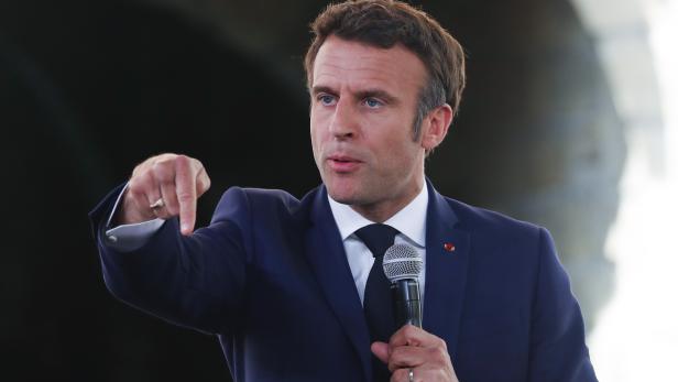 Presidential Election campaign meeting - Emmanuel Macron