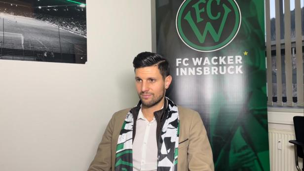 Kevin Radi ist seit wenigen Wochen Präsident des FC Wacker Innsbruck