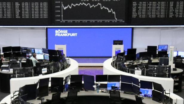 German share price index DAX graph is pictured at the stock exchange in Frankfurt