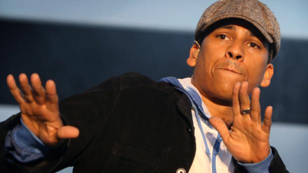 Xavier Naidoo bei einem Konzert.