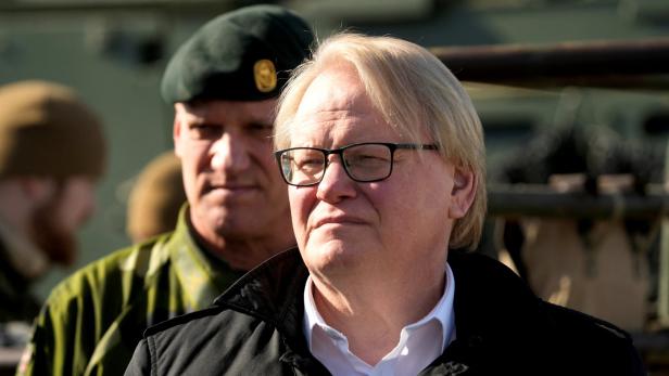Schwedens Verteidigungsminsiter Peter Hultqvist