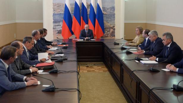 Der Nationale Sicherheitsrat tagte auf der Krim