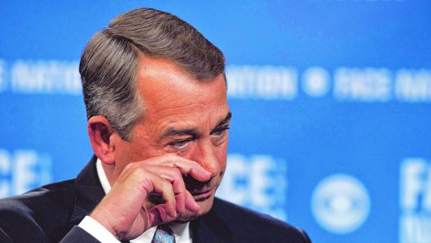 Abschied unter Tränen: Der Chef des US-Repräsentantenhauses John Boehner tritt im Ende Oktober zurück.