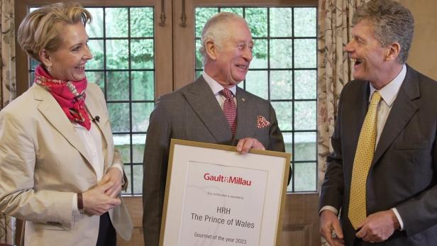 Prinz Charles wurde zum "Gourmet des Jahres 2023" - der Gala in Wien blieb er aber fern