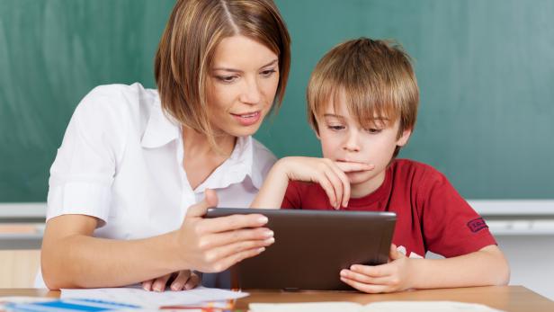 Teaching with tablet