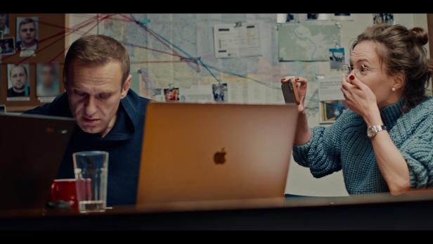 Alexej Nawalny in der Doku &quot;Nawalny&quot; - zu sehen im Kino.