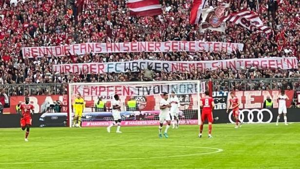 Solidaritäts-Kundgebung bei Meisterfeier: Bayern-Fans erinnern an Wacker