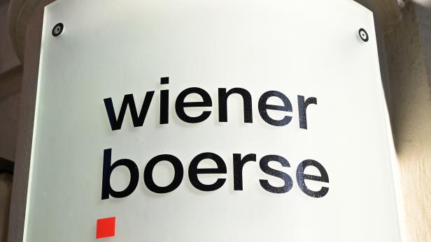 FINANZMINISTER MAGNUS BRUNNER IN DER WIENER BÖRSE: LOGO