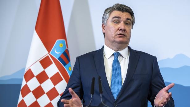 Der kroatische Präsident Zoran Milanović konterte seinem Amtskollegen Viktor Orban.