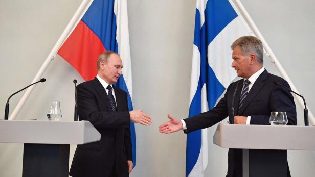 Der russische Präsident Wladimir Putin und der finnische Präsident Sauli Niinistö 2017