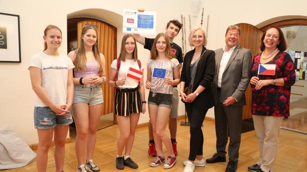BRG Kremszeile feiert mit tschechischer Schule ein „freies Europa"