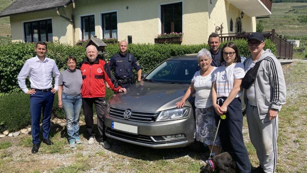 Auto von Flüchtlingen blieb stehen: Polizei organisierte Hilfe