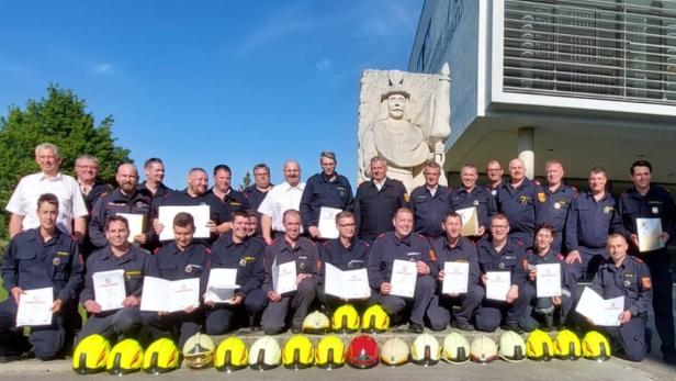 20 von 88 niederösterreichweit vergoldeten Feuerwehrleuten kommen aus dem Bezirk Amstetten
