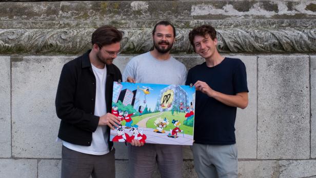Wiener Studenten entwarfen neuen Geldspeicher für Dagobert Duck