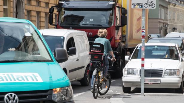 Warum so viele Radfahrer in Wien vom Rad fallen