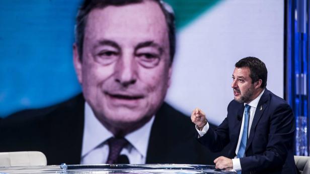 Premier Draghi "verzweifelt" über Salvinis geplanten Putin-Besuch