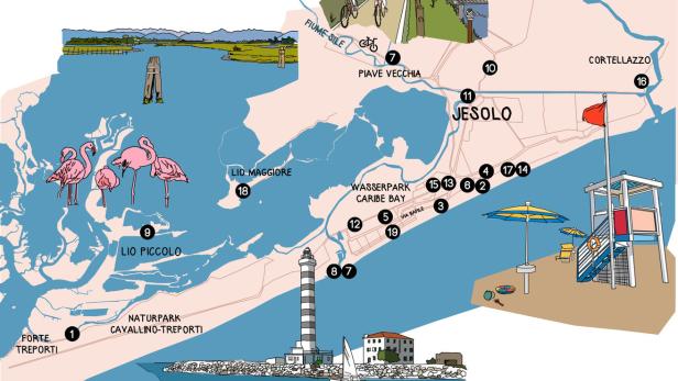 Die besten Adressen für ein langes Wochenende in Jesolo