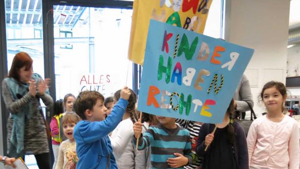 ... vom Auftritt der Kinder bei der Tagung