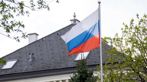 ++ THEMENBILD ++ UKRAINE: WIEN - ÖSTERREICH WEIST VIER RUSSISCHE DIPLOMATEN AUS - RUSSISCHE BOTSCHAFT