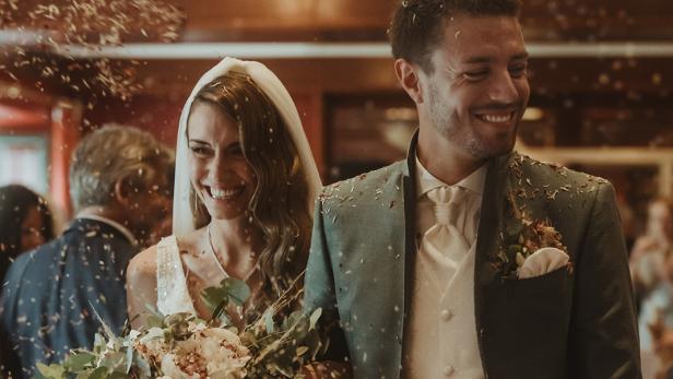 Moderatorin Kimberly Budinsky hat Fußballer Christoph Haas geheiratet