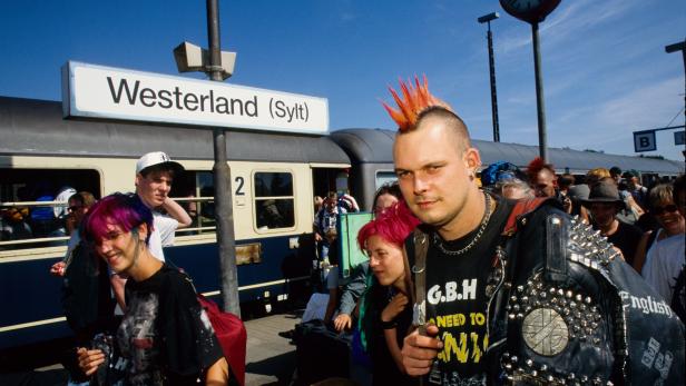 Schon 1995 machten Punks Sylt unsicher