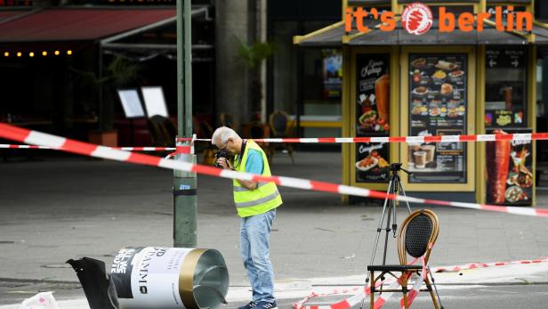 Car crashes into group of people in Berlin