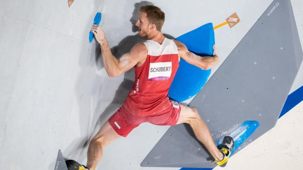 Olympischer Bronzemedaillen-Gewinner Jakob Schubert im Einsatz in Tokio.