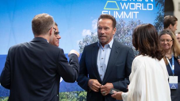 Ein Bild aus dem Vorjahr - Schwarzenegger beim Austrian World Summit 2021