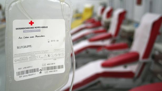 In Österreich werden dringend Blutspender gesucht