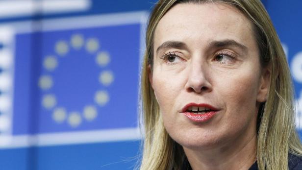Federica Mogherini warnt vor islamistischem Terror: &quot;ISIS unterminiert die Basis der Koexistenz von Religionen und Kulturen. Das ist gefährlich und eine Bedrohung.&quot;