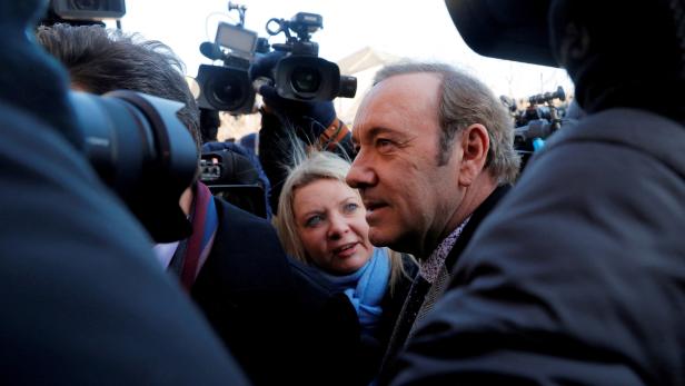 FILE PHOTO: Actor Spacey arrives to face a sexual assault charge at Nantucket District Court
