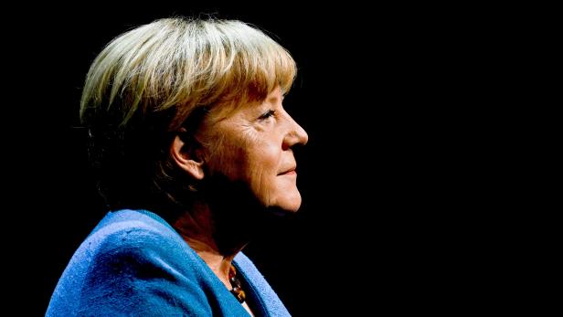 Former German Chancellor Angela Merkel at the Berliner Ensemble