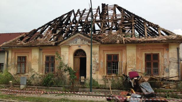 Brandstiftung,Neusiedl an der Zhaya