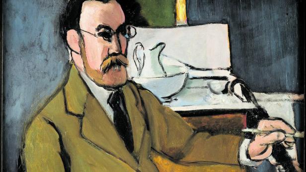 Selbstportrait Henri Matisse, 1918, Ausschnitt