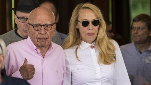 Rupert Murdoch und Jerry Hall: Irres Gerücht über Trennungsgrund