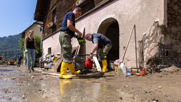 Unwetter in Kärnten: Gebäude-Schadstellen wurden abgearbeitet
