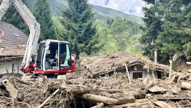 Nach Unwetter in Kärnten: Täglich bis zu 700 Menschen im Einsatz