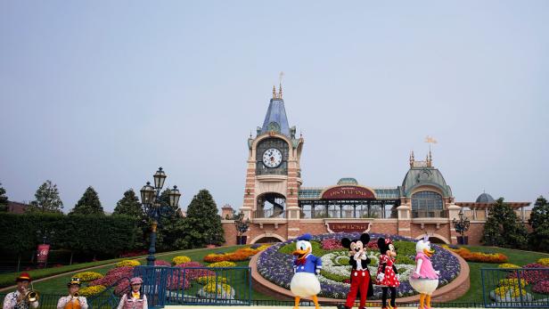 FILE PHOTO: Performers are seen at the ceremony marking the reopening of Shanghai Disneyland