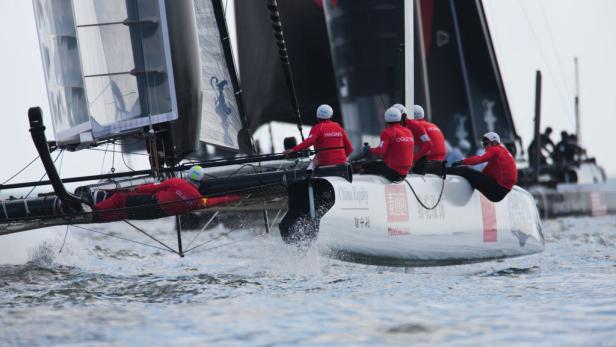 Hagara beendete AC45 Match Race auf Rang acht