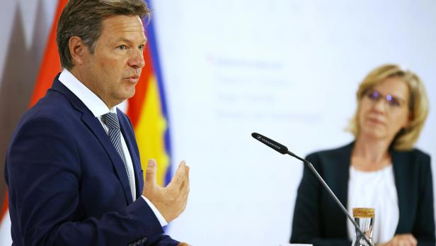 Deutscher Wirtschaftsminister Habeck zu Besuch in Österreich